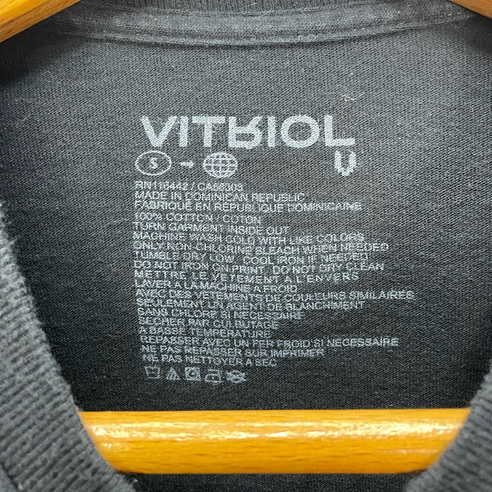 Vitriol Future Of Man Mens Black Short Sleeve T Shirt Size Small - Picture 7 of 11
